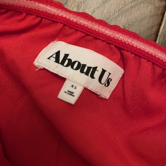 About Us — Alexandra Strapless Mini Dress in Red - Picture 4 of 4